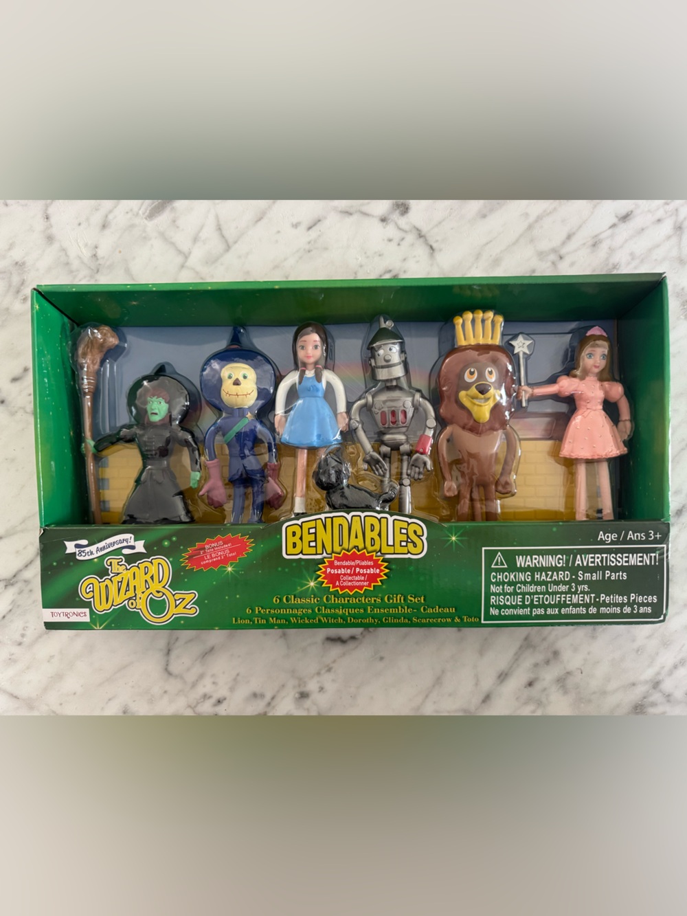 The Wizard of Oz 85th Anniversary Collectable Bendables Set